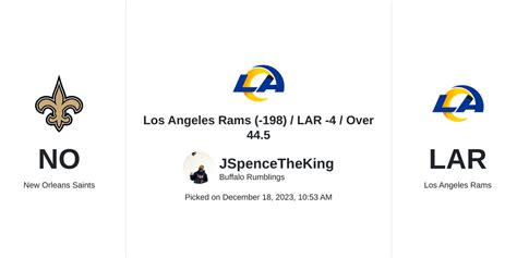 Saints vs. Rams picks: Two teams fighting for wildcard position.